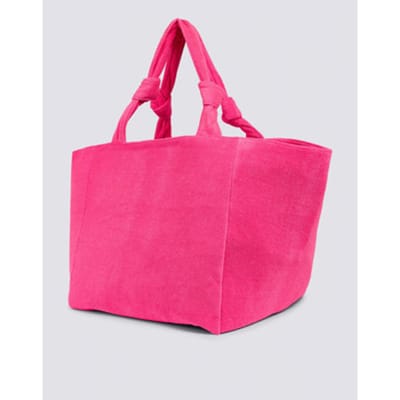SUNDEK TERRY CLOTH TOTE BAG Pitaya