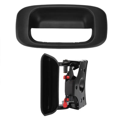Achterklep Handgreep Bezel Set 1599791115228539 Vervanging voor Chevrolet Silverado 1999?2000 black