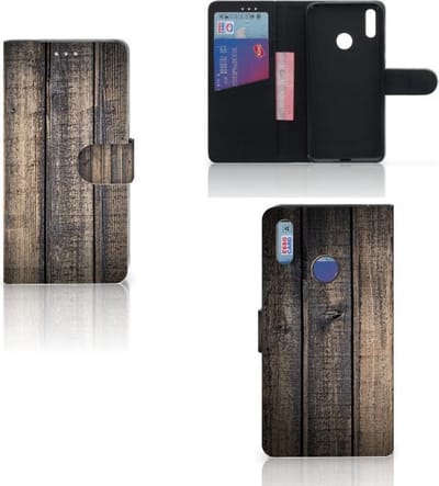Huawei Y7 (2019) Book Style Case Steigerhout