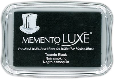 Stempelkussen tuxedo black mementoluxe - Tsukineko