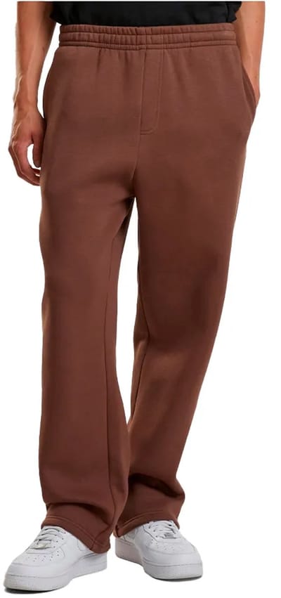 Build Your Brand Fluffy Trainingsbroek Bruin L Man