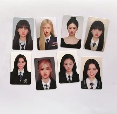 KPOP 8pcs/set BP Lisa Rose Jisoo Rose Photocard Blackpink [Fotokaarten]