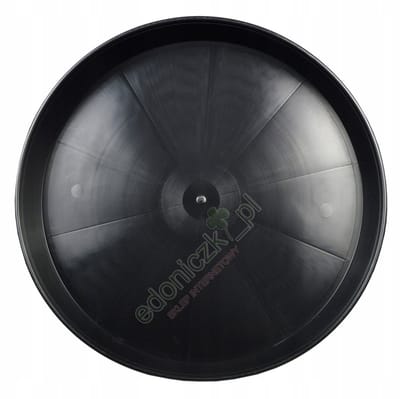 Zwarte Ronde Plantenonderzetter 40cm - Sterk en duurzaam