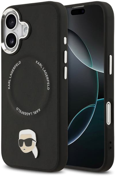 Karl lagerfeld telefoonhoesje voor iPhone 17 - MagSafe geschikt - Zwart