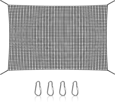 Speeltuin Klimnet - Klimtouw Net - Veilig Spelen - Dubbel Polyester - N.v.t. - Zwart