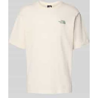 T-shirt met labeldetail