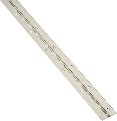 Pianoscharnier 1000 x 32 x 0,7 mm RVS gepolijst Deurscharnier van SOTECH
