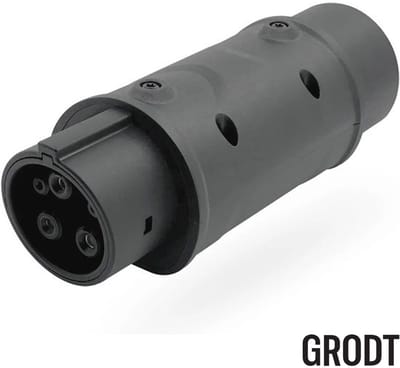 Grodt Type 2 naar Type 1 verloopstekker 32A | Type 2 naar Type 1 adapter voor de elektrische auto | 32 Ampere