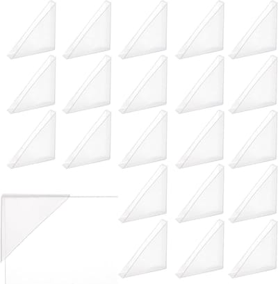 50 Stuks Transparante Foto Hoekjes voor Fotoalbums, Scrapbooks en Certificaten - Plastic Hoekbeschermers voor DIY Projecten en Foto Presentaties