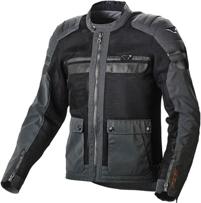 Macna Fluent NightEye Motorfiets textiel jas -