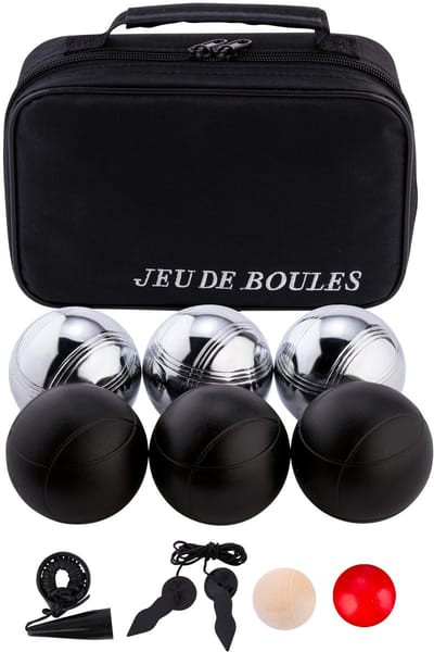 Dailygoods- Bouleset 6-delig - Jeu de boules set - Spelletjes - Tuinspellen - Buitenspellen - Traditioneel gezelschapsspel