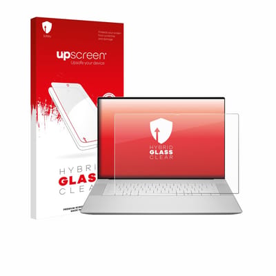 upscreen - Screenprotector voor Dell 16 Premium Laptop - Folie Beschermfolie Beschermglas transparant