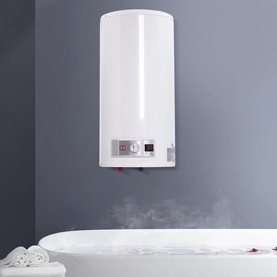 Elektrische Boiler - Waterverwarmer Tank - Warm Water Voorziening - Oververhitting Droogkookbeveiliging - 50L 2000W - Wit