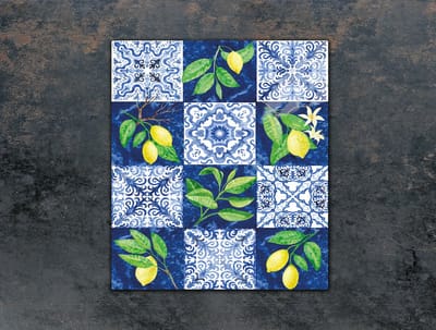 TMK ArtDeko Serie - Glas Snijplank - 45x52 cm - Mozaïek