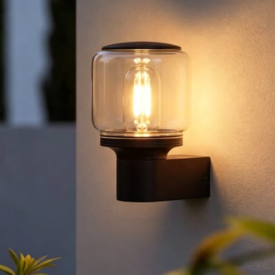 NETTLIFE - E27 LED Wandlamp Binnen En Buiten - Wandverlichting IP65 Waterdicht - Max 40W - Geschikt Voor Huismuur Terras Balkon Slaapkamer - Zonder Lichtbron