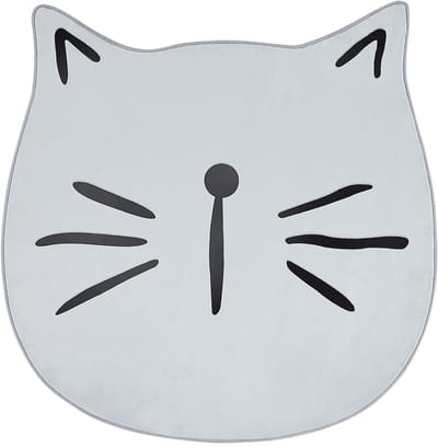 KITTY - Kindervloerkleed - Grijs - 100 cm - Polyester