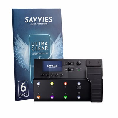 Savvies - Screenprotector voor Line 6 POD Go Wireless - Folie Beschermfolie transparant 6 Stuks