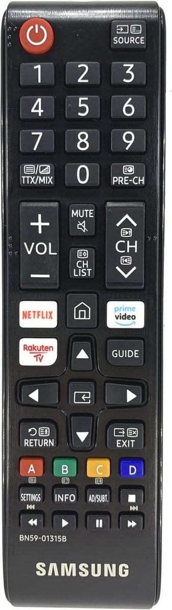 Originele Samsung Afstandsbediening BN59-01315B – Geschikt voor Samsung Smart TV – Direct Klaar voor Gebruik (Geen Installatie Nodig)