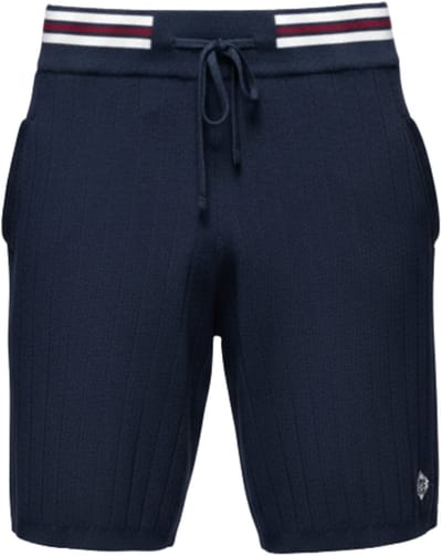 OMBRE Korte Broek - Regular Fit - Viscose - Trekkoord Marine S