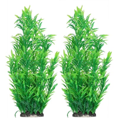 Aquariumdecoratie Kunstmatige waterplanten voor aquariumlandschap Groen balgras green
