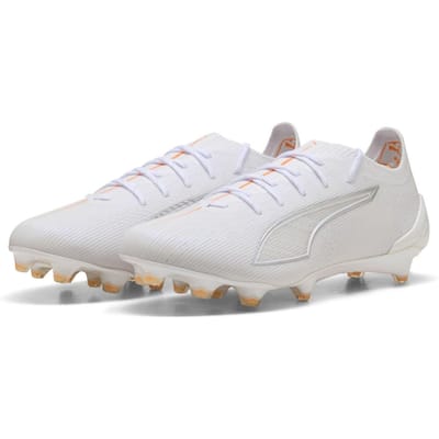 Puma Ultra 5 Ultimate voetbalschoenen voor heren, voor harde ondergrond (Wit)