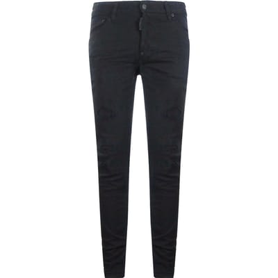 Dsquared2 Cool Guy Jean Zwarte Versterkte Ripped Jeans