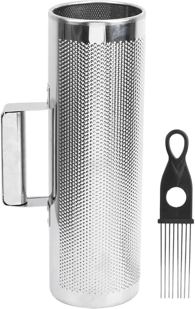 Dailygoods- Guiro Muziekinstrument - Aluminium - 4x12 inch - Robuust - Hoogwaardige Afwerking - Geschikt voor Live Performance - Percussieinstrument