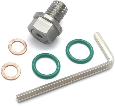 Dailygoods- Reparatieset oliepanschroefdraad M14 - roestvrij staal - professionele tool - oplossing voor slip - 44 g - uitzonderlijke resultaten - Oliedraadreparatieset
