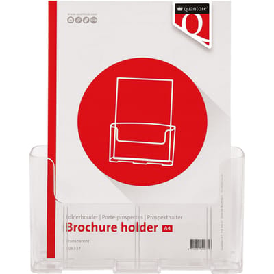 Folderhouder Quantore A4 transparant