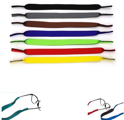 7 stuks bevestigingskoord - brillenkoord - hangerkoord - zonnebrilkoord - antislip brillenkoord - herbruikbaar - wasbaar - antislip - sportaccessoires - geschikt voor hardlopen, zwemmen, fietsen (meerdere kleuren，42*2.5cm)