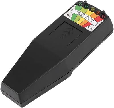 EMF Meter - Stralingsdetector - Straling Meten - Dubbele Toepassing - 14.2cm x 2.8cm x 5.3cm - Zwart