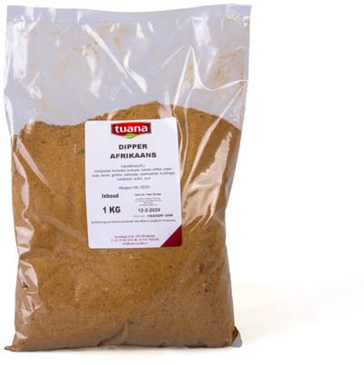 Tuana Kruiden - Dipper Afrikaans Kruidenmix - Strooibus 200g - Tuanashop - MP-A-0019