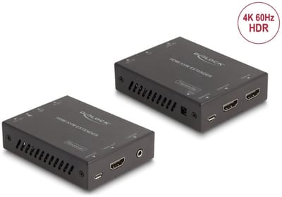 Delock HDMI KVM Extender Set over Cat.6 Cable 4K 60 Hz 70 m
