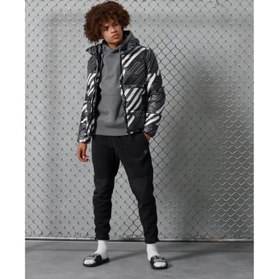 Superdry Sportstyle Puffer Jas Grijs M Man