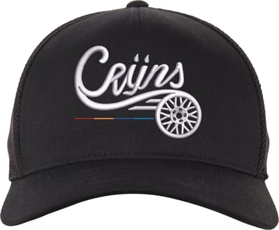 CRIJNS TRUCKER PET ZWART / WIT Logo