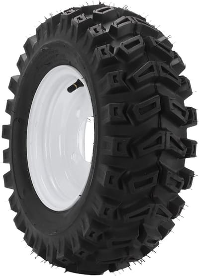 Banden met Naaf - Rubberen Banden - Off-road Gebruik - Geïntegreerd Ontwerp - 16x6.50-8 - Zwart