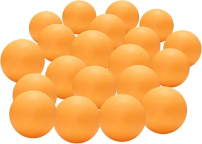 Tafeltennisballen Set - Balletjes Pingpong - Spel en Training - Extra Robuust ABS Materiaal - 40 mm Diameter - Geel Wit