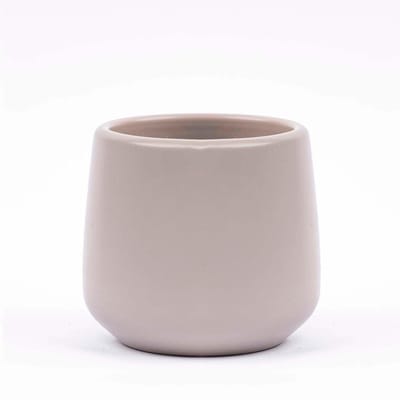 Joey - Mini plantenpot - Grijs mat - Ø 6 cm ↑ 6 cm