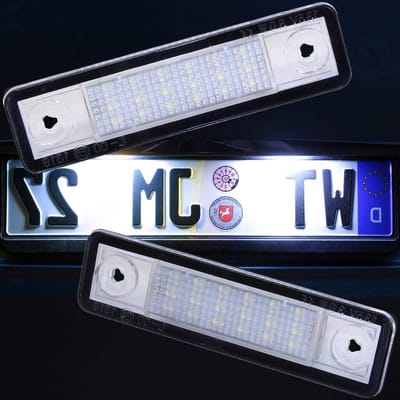 LED Kentekenplaatverlichting - Module Verlichting - Auto Verlichting - E-goedkeuring Registratievrij - 12 Volt - Xenonlook