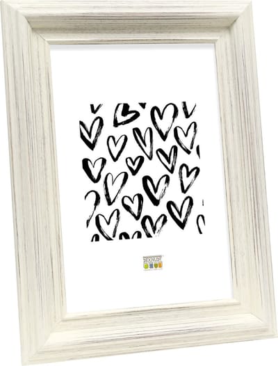 Deknudt frames fotolijst S55DF1 - wit geschilderd - voor foto 13x18 cm