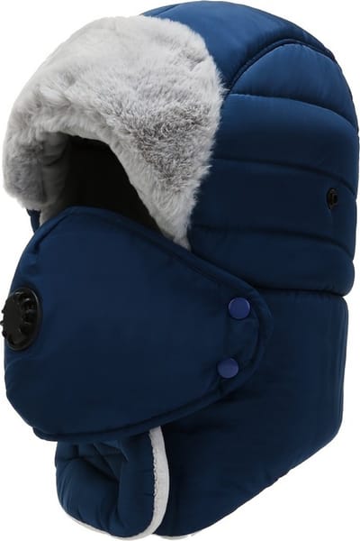 Livano Wintermuts - Heren - Dames - Volwassenen - Muts - Ski Mask - Bivakmuts - Balaclava - Ski Masker - Face Mask - Full Face Mask - Winter - Blauw