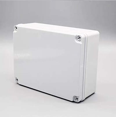 Allecto - Aansluitdoos - Waterdicht - Duurzaam - Wit - Elektronische behuizing - Ideaal voor binnen en buiten - 130 x 80 x 85mm