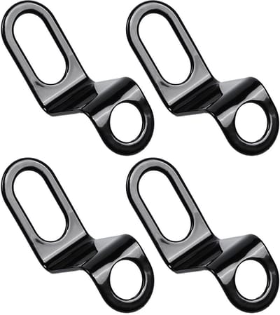 Dailygoods- Richtingaanwijzerbeugels - 2 Paar - Geschikt voor de meeste motorfietsen - Bevestigingsgaten 11/25 mm - Stevig staal - Antiroest/anticoorosi - Signaallampbeugels