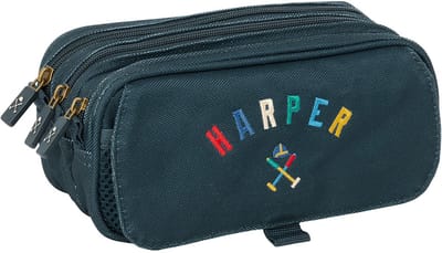 Safta Big Triple Harper & Neyer Etui Blauw Man