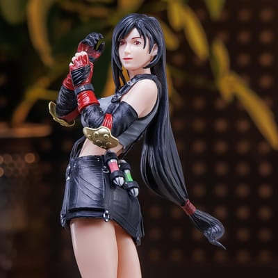 ff7 Tifa Tifa Vrouwelijke Vechter Anime Beeldje Figuren Ornamenten Kleine Cadeautjes Kamerdecoraties Kerstcadeaus geweldig voor dagelijks gebruik wit