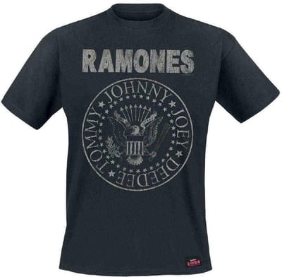 Ramones - Seal Hey Ho Heren T-shirt - S - Zwart
