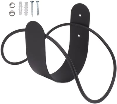 Dailygoods- Slanghouder Roestvrij Staal - Wandhouder - Tuinorganisatie - Ruimtebesparend - Sterk Draagvermogen - Afmetingen 45 x 135 x 215 mm - Tuinslanghouder