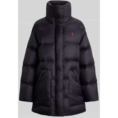 Regular fit donsjack met logo-stitching