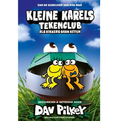 Als Kikkers Gaan Keten - Kleine Karels Tekenclub - Dav Pilkey