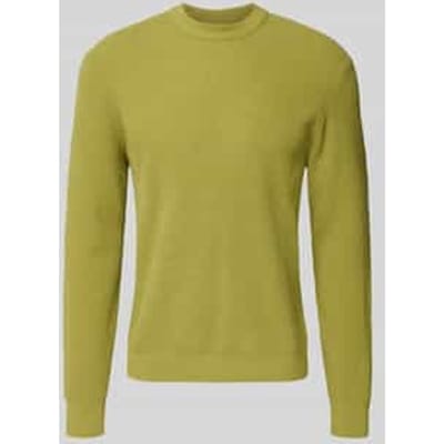 Gebreide pullover met ribboorden